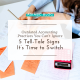 Messy receipts & manual accounting tools showing outdated practices – AsiaBC helps modernise your accounting processes.
